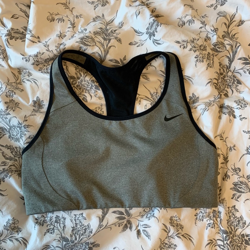 Nike Grey Dry-Fit Sports Bra
